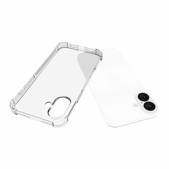 EIDERWOOD iPhone 16 Plus Fleksibelt Plastik Cover m. Kraftige Hjørner - Gennemsigtig