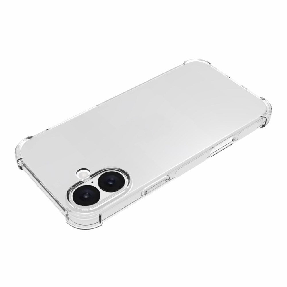 EIDERWOOD iPhone 16 Plus Fleksibelt Plastik Cover m. Kraftige Hjørner - Gennemsigtig