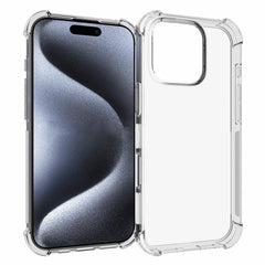 EIDERWOOD iPhone 16 Pro Fleksibelt Plastik Cover m. Kraftige Hjørner - Gennemsigtig