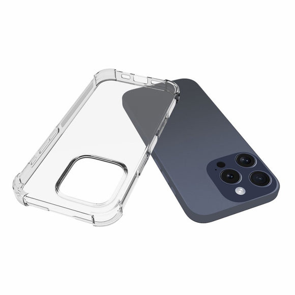 EIDERWOOD iPhone 16 Pro Fleksibelt Plastik Cover m. Kraftige Hjørner - Gennemsigtig