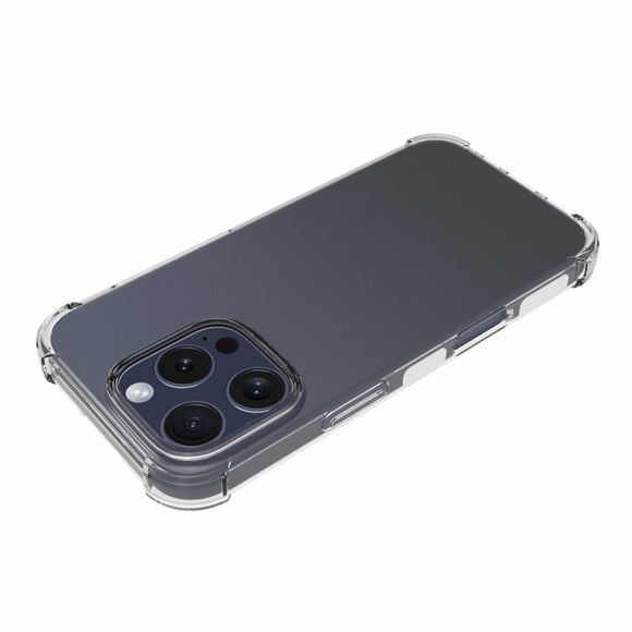 EIDERWOOD iPhone 16 Pro Fleksibelt Plastik Cover m. Kraftige Hjørner - Gennemsigtig