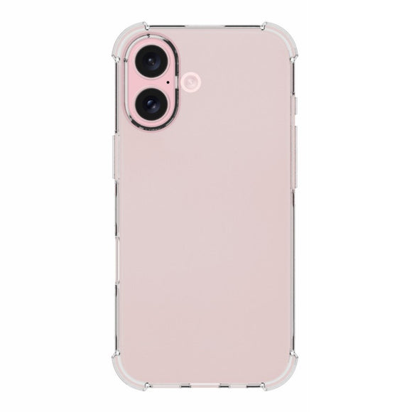 EIDERWOOD iPhone 16 Fleksibelt Plastik Cover m. Kraftige Hjørner - Gennemsigtig