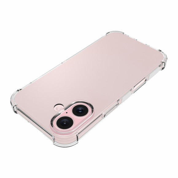 EIDERWOOD iPhone 16 Fleksibelt Plastik Cover m. Kraftige Hjørner - Gennemsigtig
