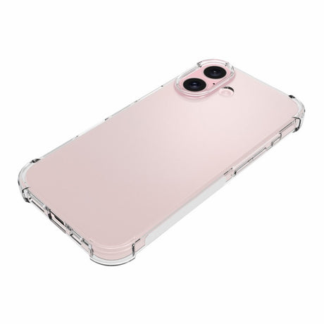 EIDERWOOD iPhone 16 Fleksibelt Plastik Cover m. Kraftige Hjørner - Gennemsigtig