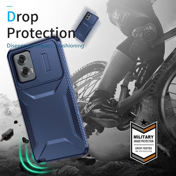 EIDERWOOD Motorola Moto G Stylus 5G (2024) Håndværker Cover m. Cam Slider - Blå