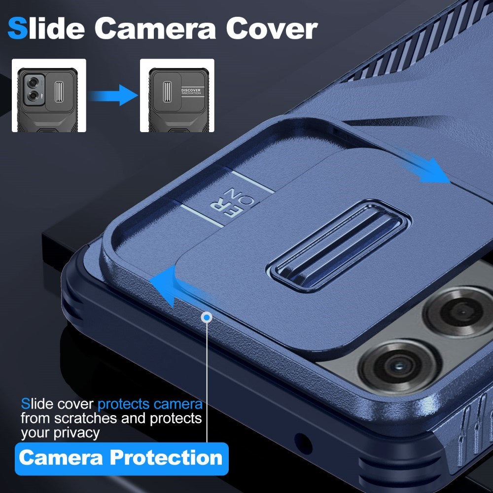 EIDERWOOD Motorola Moto G Stylus 5G (2024) Håndværker Cover m. Cam Slider - Blå