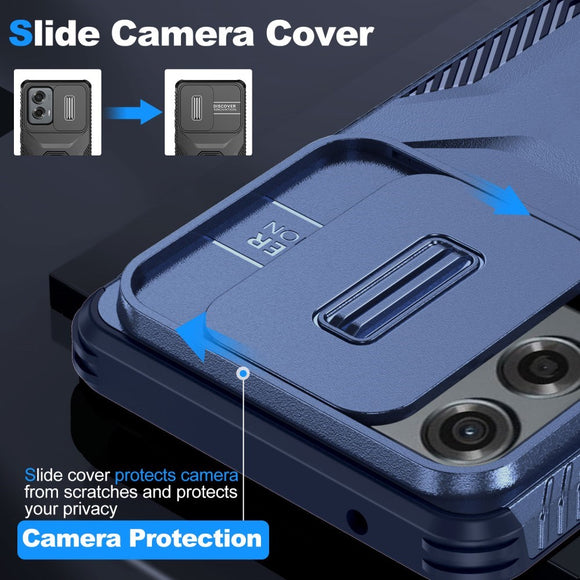EIDERWOOD Motorola Moto G Stylus 5G (2024) Håndværker Cover m. Cam Slider - Blå