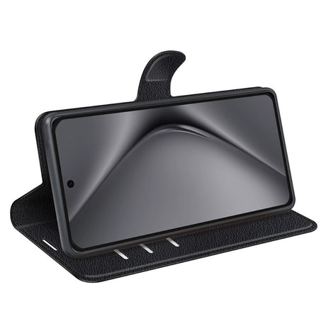 EIDERWOOD Huawei Pura 70 Pro / 70 Pro+ (Plus) Kunstlæder Flip Cover m. Kortholder & Ståfunktion - Sort