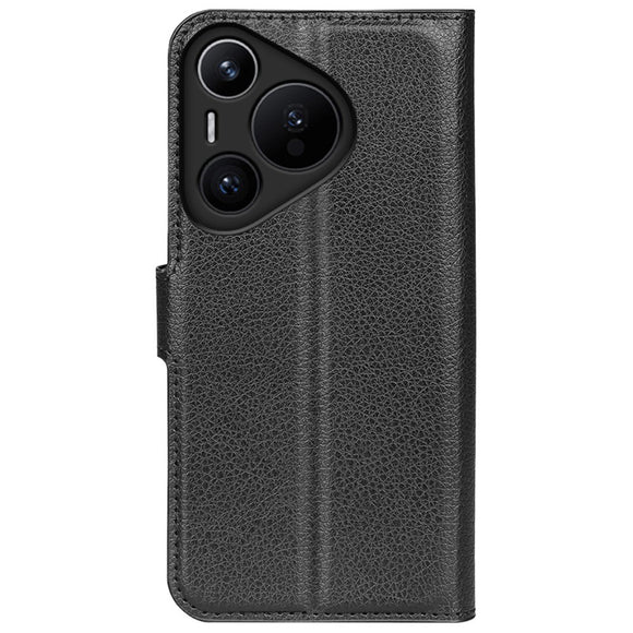 EIDERWOOD Huawei Pura 70 Pro / 70 Pro+ (Plus) Kunstlæder Flip Cover m. Kortholder & Ståfunktion - Sort