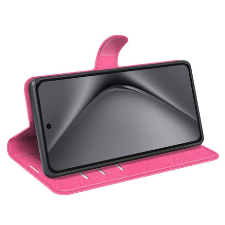 EIDERWOOD Huawei Pura 70 Pro / 70 Pro+ (Plus) Kunstlæder Flip Cover m. Kortholder & Ståfunktion - Pink