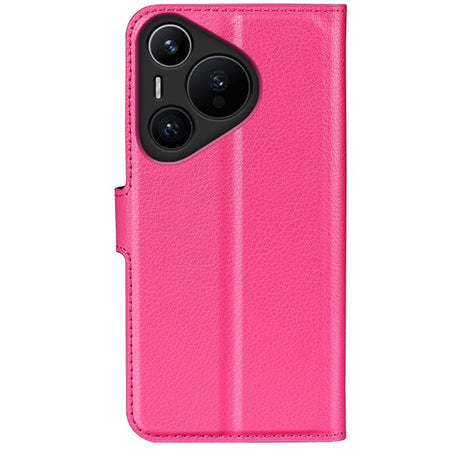 EIDERWOOD Huawei Pura 70 Pro / 70 Pro+ (Plus) Kunstlæder Flip Cover m. Kortholder & Ståfunktion - Pink