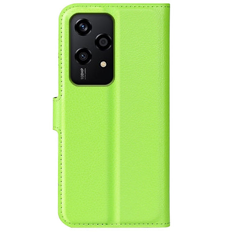 EIDERWOOD Honor 200 Lite Kunstlæder Flip Cover m. Kortholder & Ståfunktion - Grøn