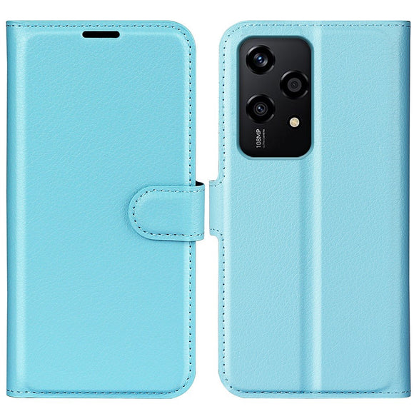 EIDERWOOD Honor 200 Lite Kunstlæder Flip Cover m. Kortholder & Ståfunktion - Blå