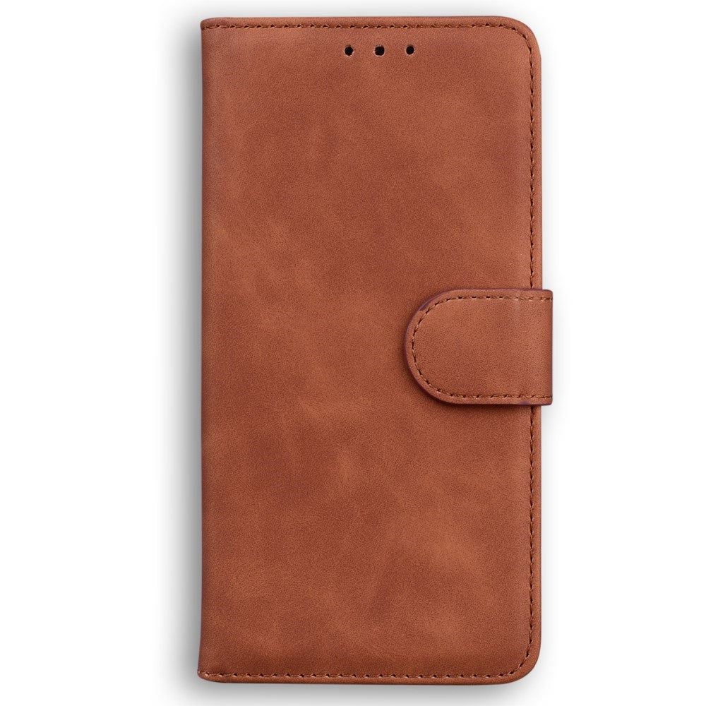 EIDERWOOD iPhone 17e / 16e Kunstlæder Flip Cover m. Pung & Ståfunktion - Brun