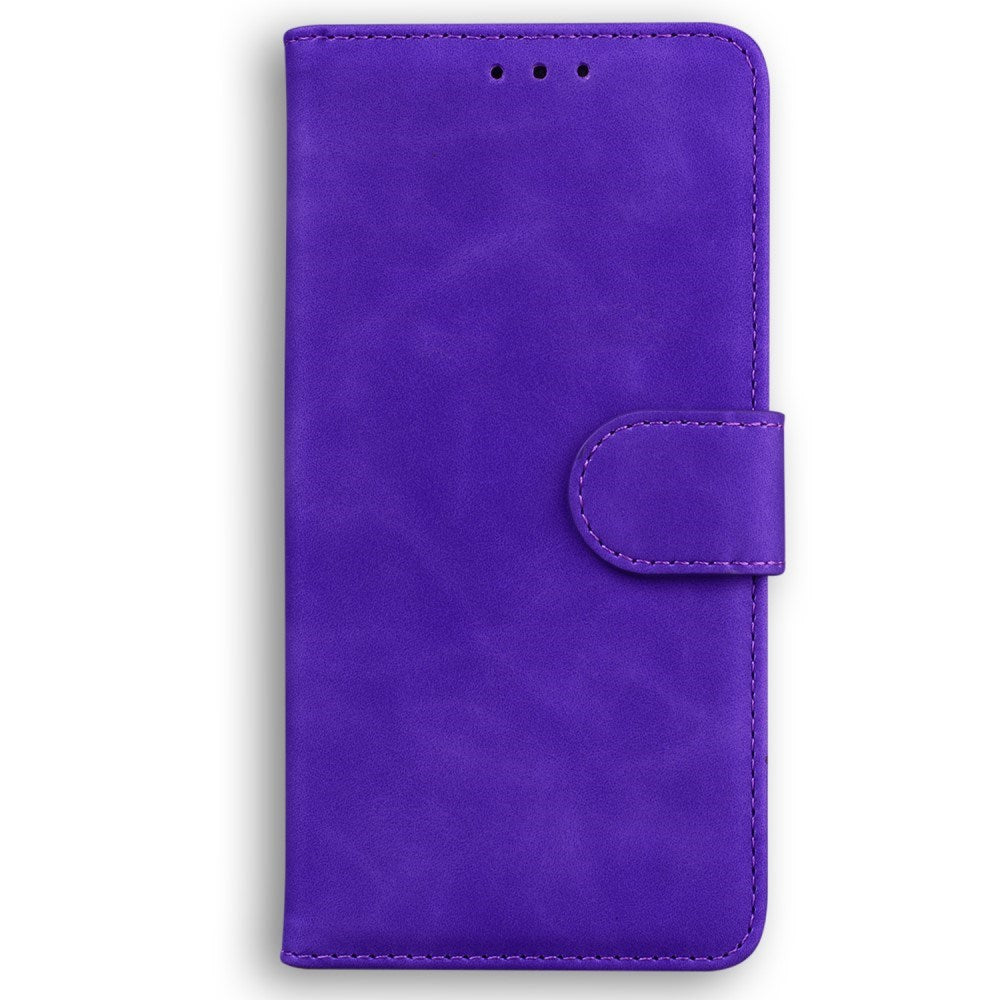 EIDERWOOD iPhone 17e / 16e Kunstlæder Flip Cover m. Pung & Ståfunktion - Lilla