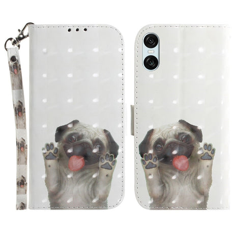 EIDERWOOD Sony Xperia 5 VI Læder Cover m. Pung & Strop - Sød Hund