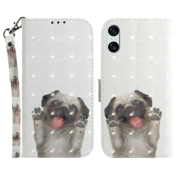 EIDERWOOD Sony Xperia 5 VI Læder Cover m. Pung & Strop - Sød Hund