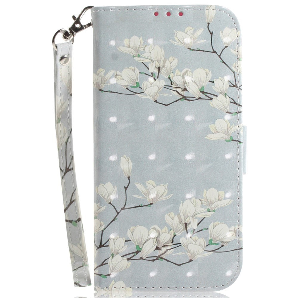 EIDERWOOD OnePlus Nord CE4 (5G) Læder Flip Cover m. Print - Magnolia Blomster