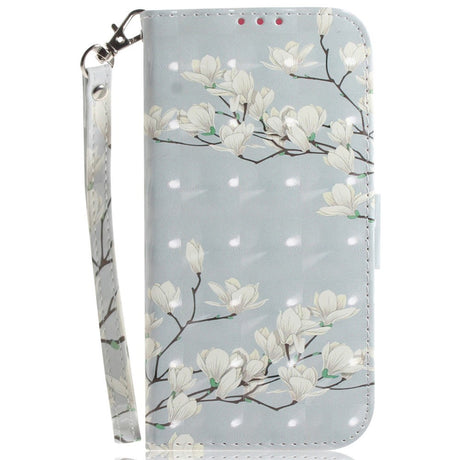 EIDERWOOD OnePlus Nord CE4 (5G) Læder Flip Cover m. Print - Magnolia Blomster