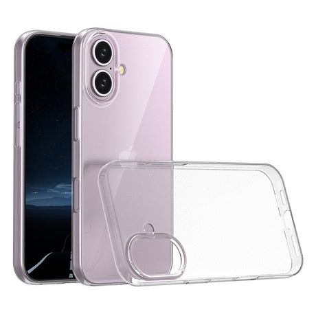 EIDERWOOD iPhone 16 Fleksibelt Plastik Cover - Gennemsigtig