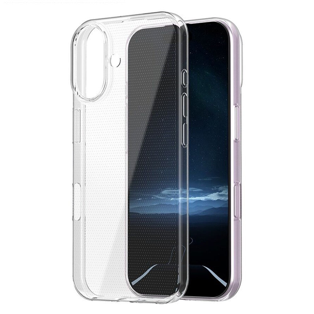 EIDERWOOD iPhone 16 Fleksibelt Plastik Cover - Gennemsigtig