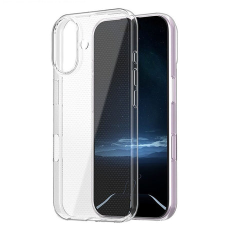 EIDERWOOD iPhone 16 Fleksibelt Plastik Cover - Gennemsigtig