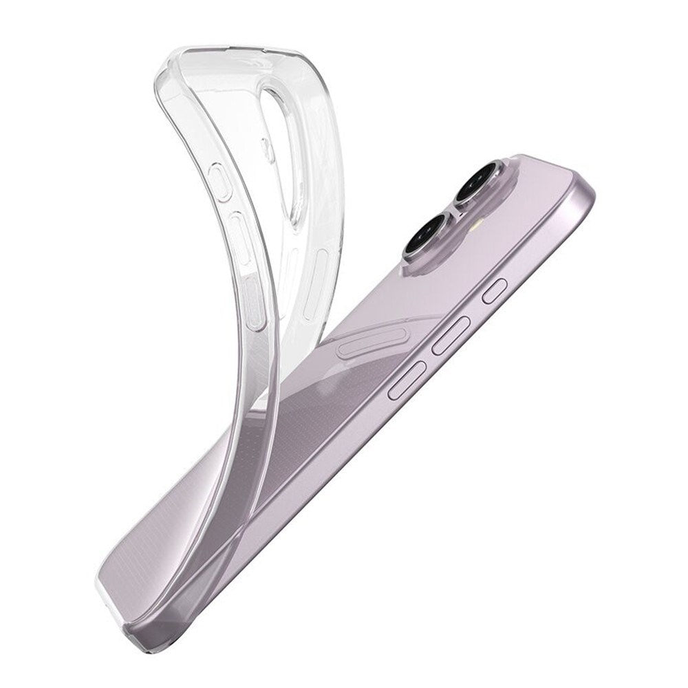 EIDERWOOD iPhone 16 Fleksibelt Plastik Cover - Gennemsigtig