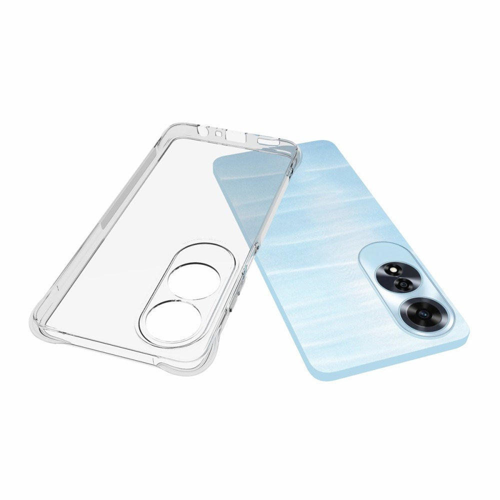 EIDERWOOD OPPO A60 Fleksibelt Plastik Cover - Gennemsigtig