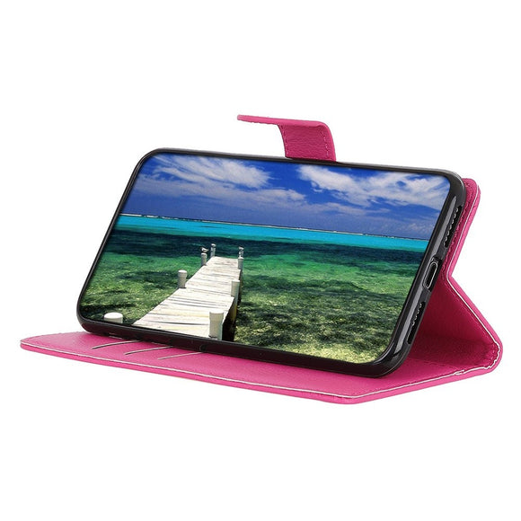 EIDERWOOD iPhone 16 Pro Max Litchi Læder Cover m. Pung - Pink