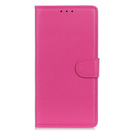 EIDERWOOD iPhone 16 Pro Max Litchi Læder Cover m. Pung - Pink