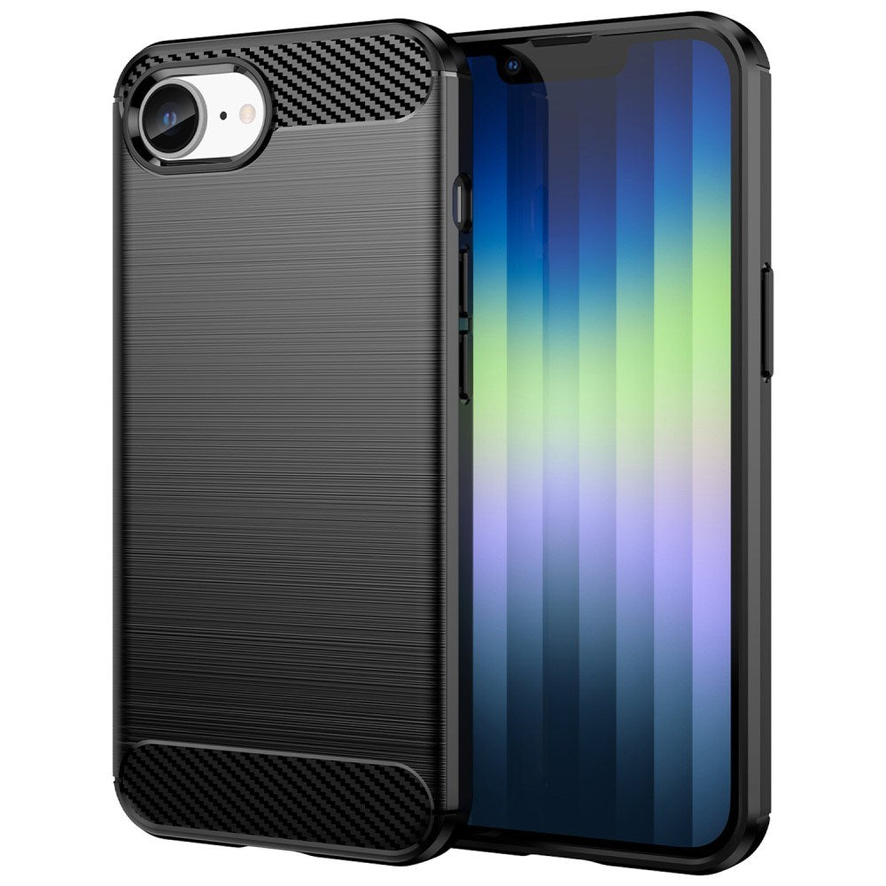 EIDERWOOD iPhone 17e / 16e Brushed Carbon Cover - Sort