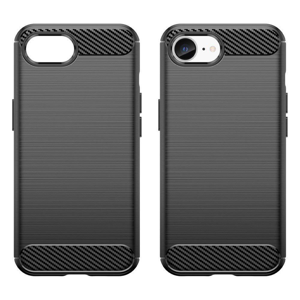 EIDERWOOD iPhone 17e / 16e Brushed Carbon Cover - Sort