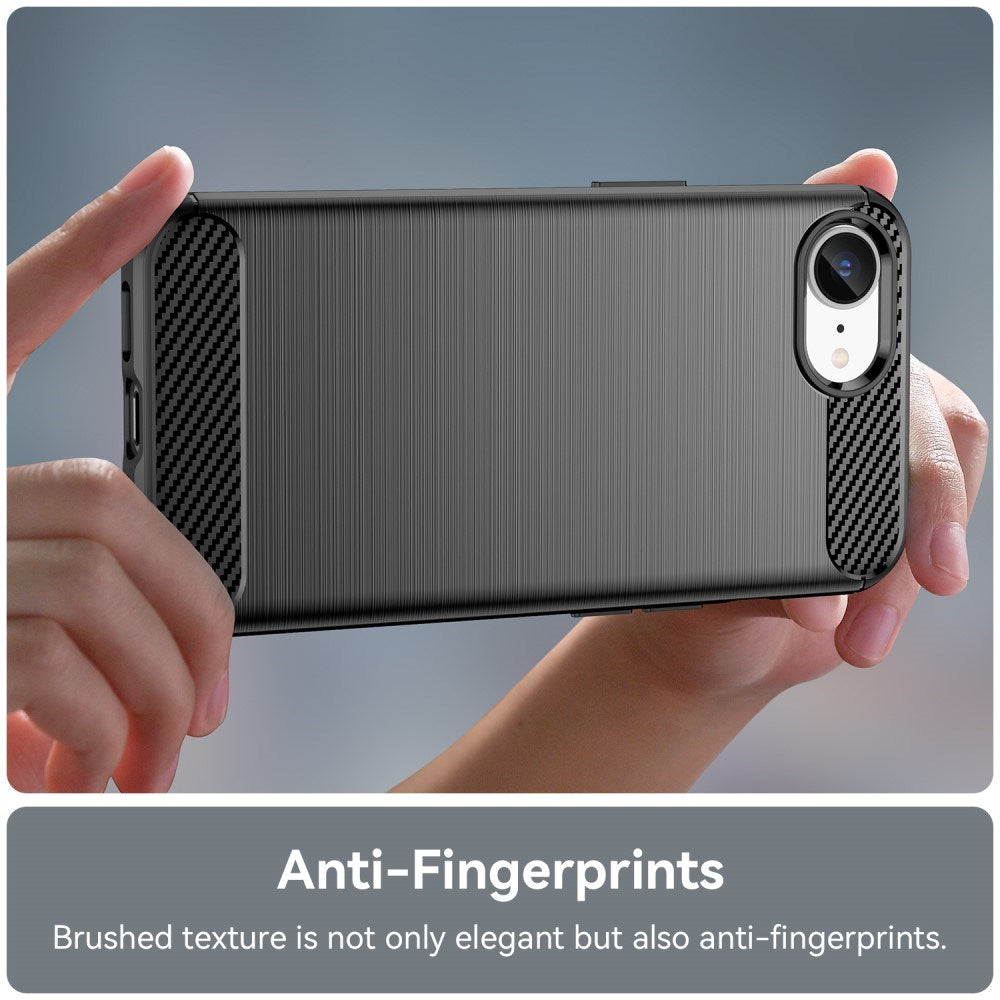 EIDERWOOD iPhone 17e / 16e Brushed Carbon Cover - Sort