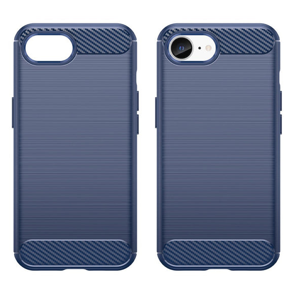 EIDERWOOD iPhone 17e / 16e Brushed Carbon Cover - Blå