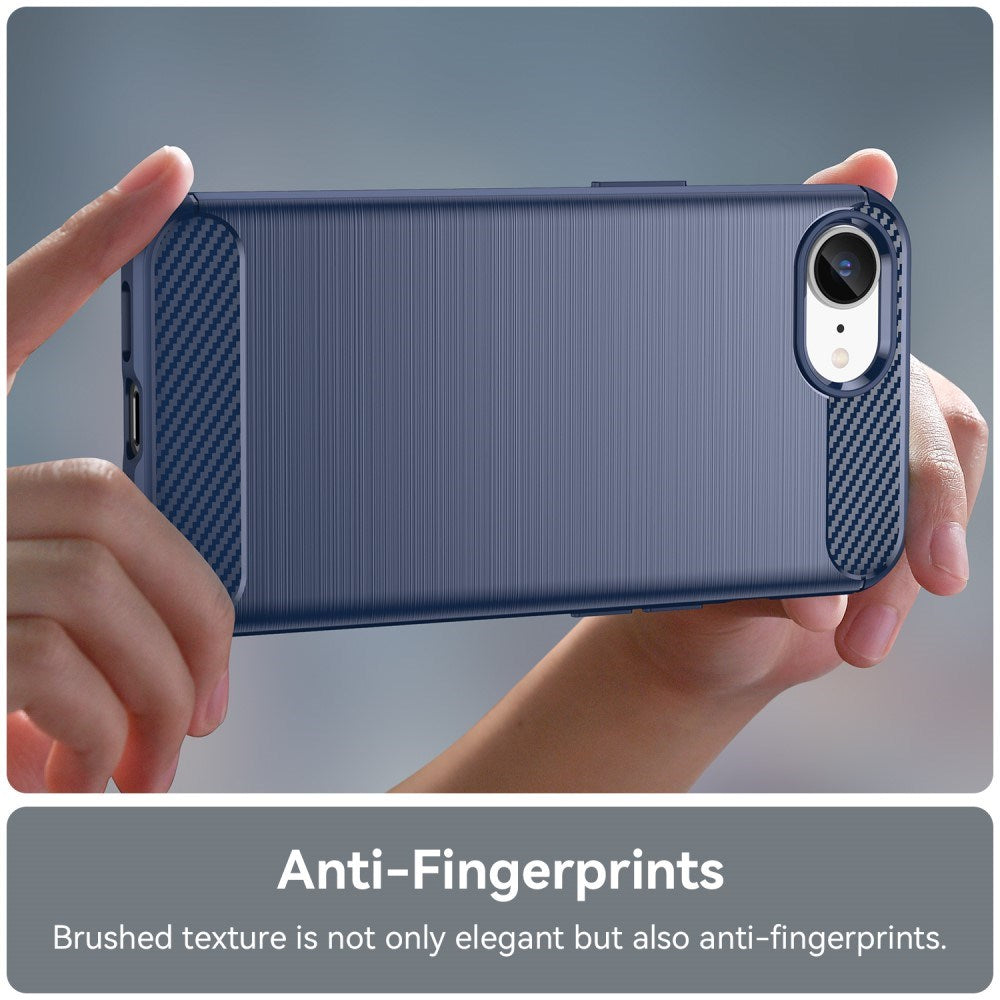 EIDERWOOD iPhone 17e / 16e Brushed Carbon Cover - Blå