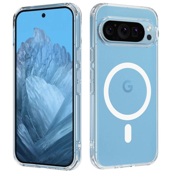 EIDERWOOD Google Pixel 9 Pro XL Hårdt Plastik Cover - MagSafe Kompatibel - Gennemsigtig