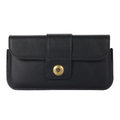 Universal Kunstlæder Bæltetaske til Mobil (Maks. Mobil: 150 x 75mm) - Sort