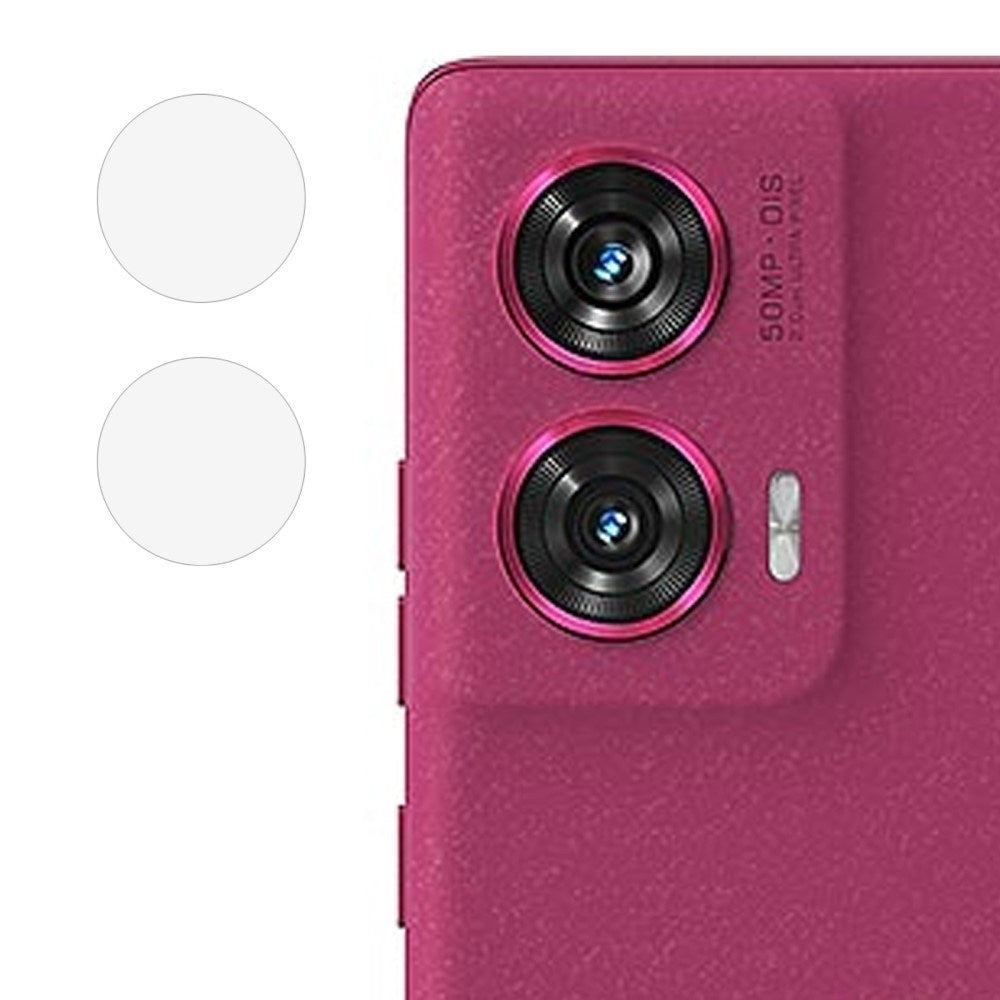 Motorola Edge 50 Fusion Kameralinse Hærdet Beskyttelsesglas - Gennemsigtig