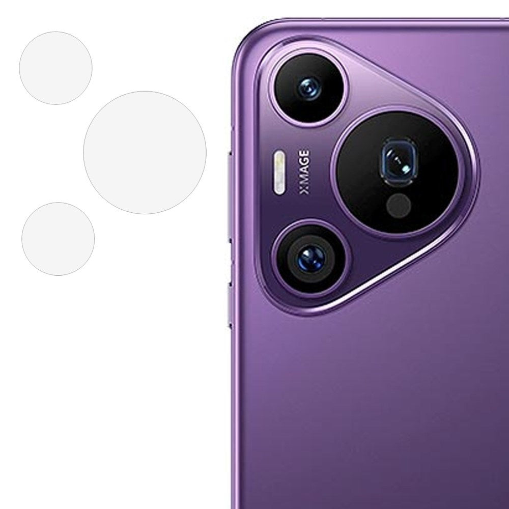 Huawei Pura 70 Pro / 70 Pro+ (Plus) Hærdet Kameralinsebeskyttelsesglas - Gennemsigtig