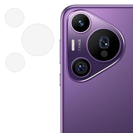 Huawei Pura 70 Pro / 70 Pro+ (Plus) Hærdet Kameralinsebeskyttelsesglas - Gennemsigtig
