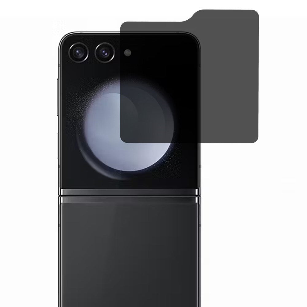 Samsung Galaxy Z Flip7 FE / Flip6 Frontskærm Beskyttelsesglas m. Privacy Funktion - Gennemsigtig
