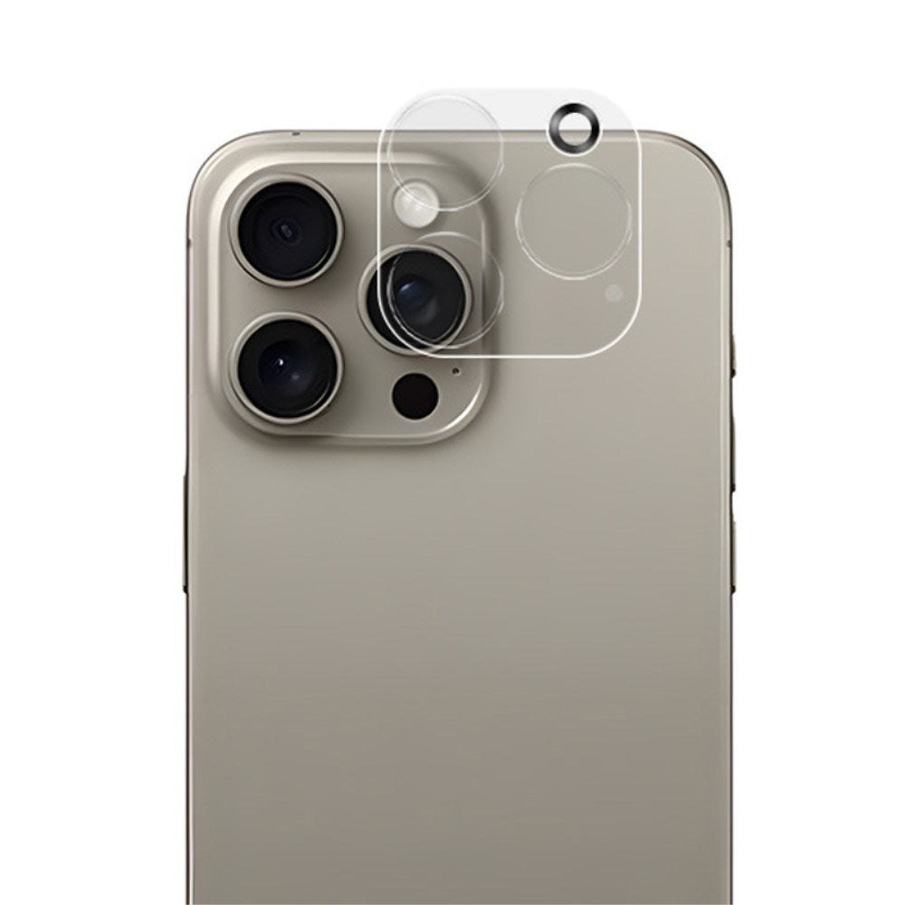 iPhone 16 Pro Beskyttelsesglas til Kameralinse - Gennemsigtig