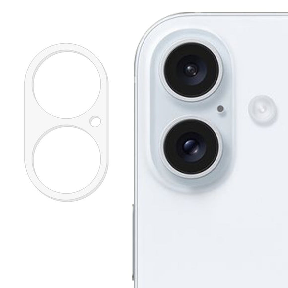iPhone 16 Plus Hærdet Beskyttelsesglas til Kameralinsen - Gennemsigtig