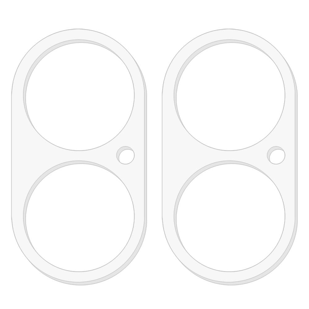 iPhone 16 / 16 Plus 2 Stk. Hærdet Beskyttelsesglas til Kameralinsen - Gennemsigtig