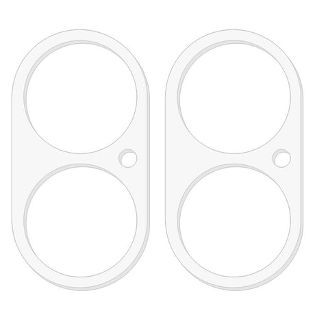 iPhone 16 / 16 Plus 2 Stk. Hærdet Beskyttelsesglas til Kameralinsen - Gennemsigtig