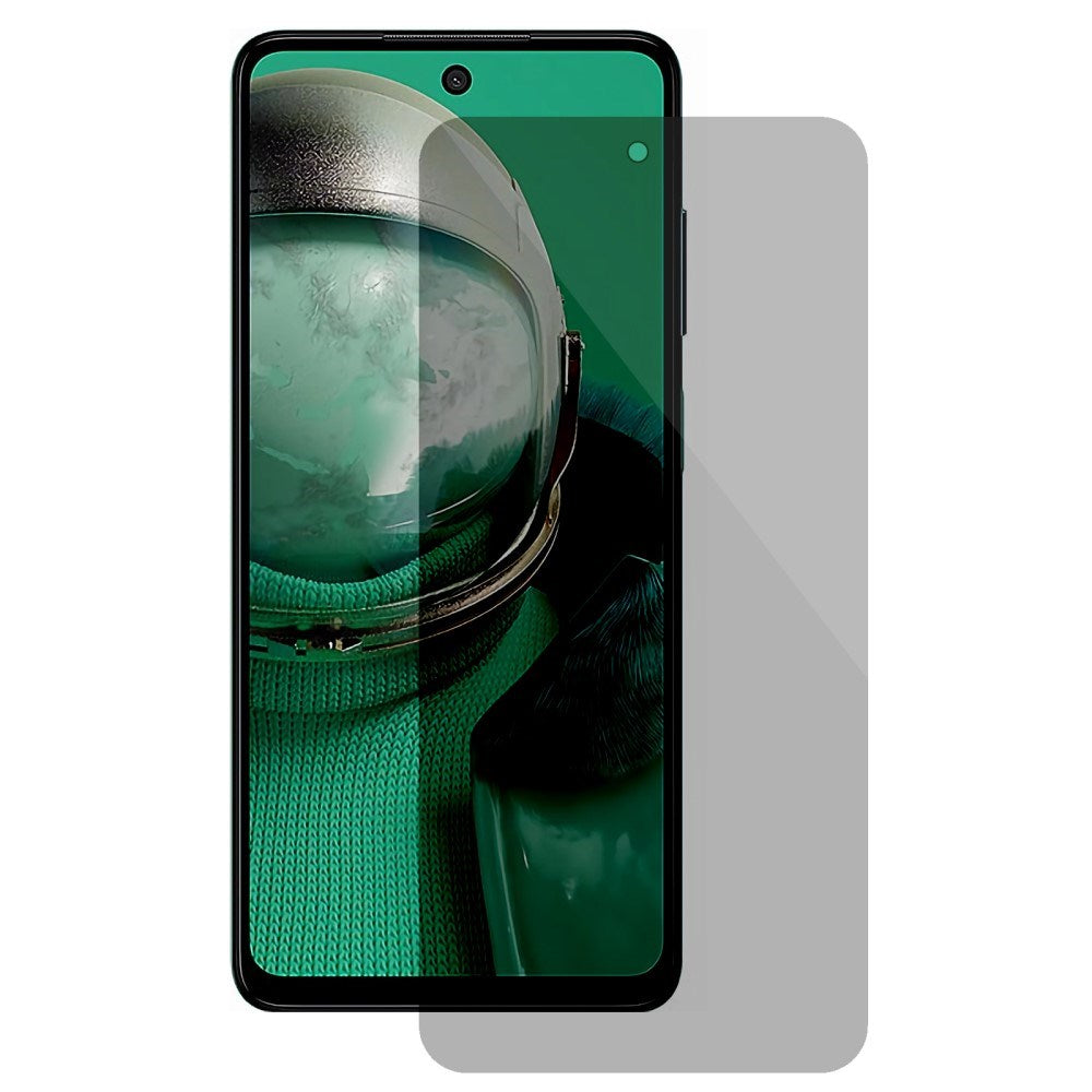 HMD Pulse / Pulse Pro / Pulse+ Hærdet Glas m. Privacy - Full-Fit - Skærmbeskyttelse