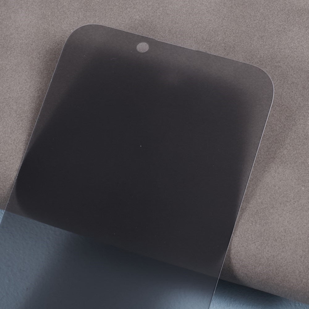 iPhone 16 Pro Hærdet Glas m. Privacy - Full-Fit Skærmbeskyttelse - Sort Kant