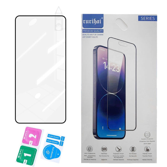 OnePlus Nord 4 (5G) Full Fit Hærdet Glas Skærmbeskyttelse - Gennemsigtig / Sort Kant