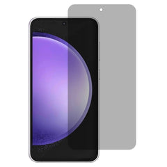 Samsung Galaxy S24 FE Hærdet Glas m. Privacy - Full-Fit - Skærmbeskyttelse - Sort Kant