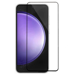 Samsung Galaxy S24 FE Hærdet Glas - Full-Fit Skærmbeskyttelse - Sort Kant